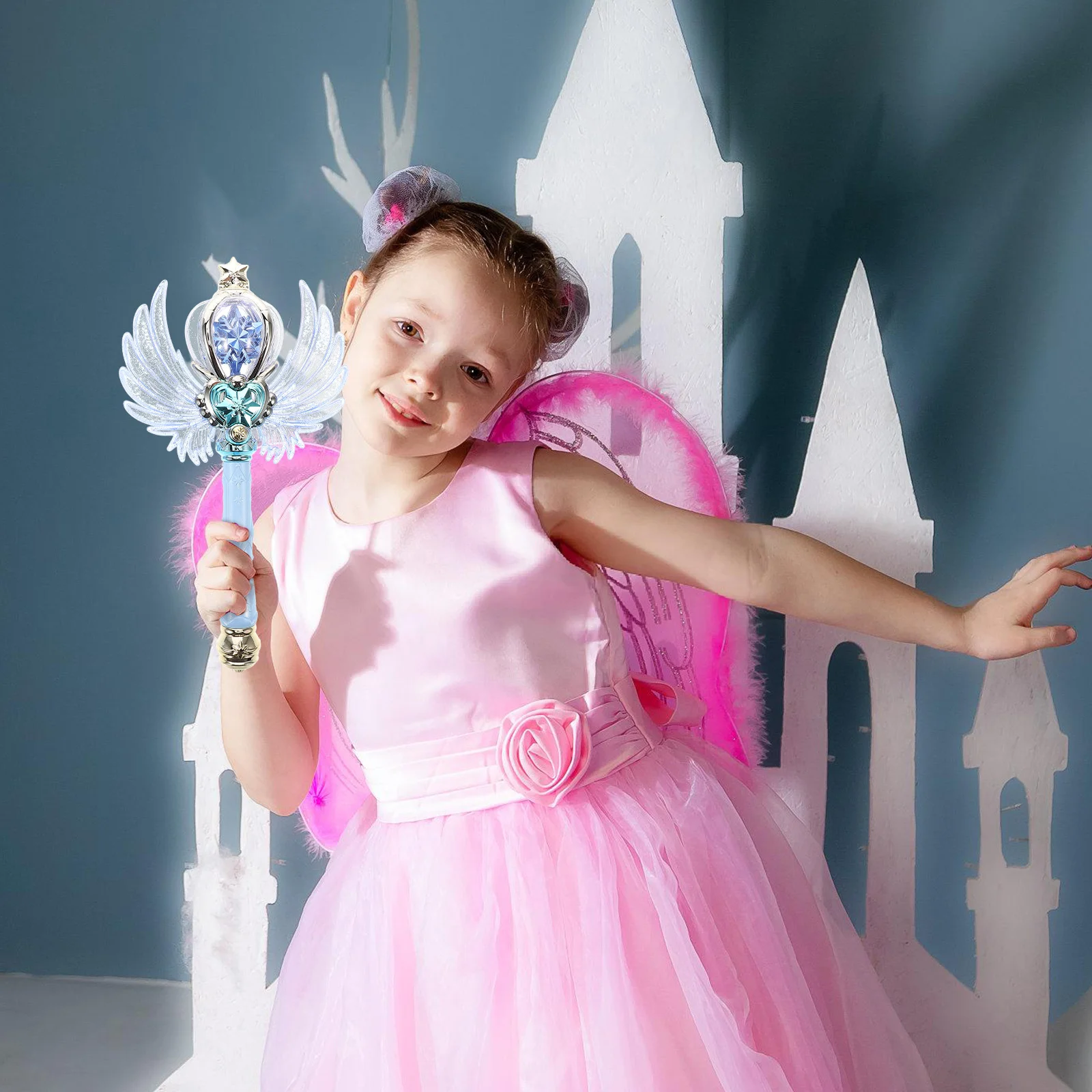 عصا متوهجة تضيء عصا الجنية لحفلة عيد الميلاد لصالح مرحلة الأداء لعب الأدوار الصورة #6