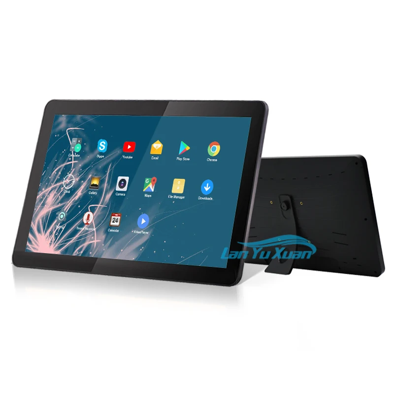 2026 21.5 "كمبيوتر لوحي أندرويد بسيط A64 RK3566 HD MI/WIFI POE دليل عرض متحف الغلاف البلاستيكي