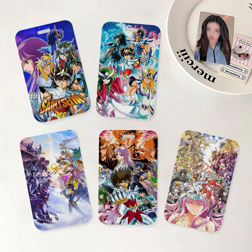 

Держатель для бейджа Anime S-Saint S-Seiya с ремешком на шею для офиса, школы, для удостоверений личности и пропусков