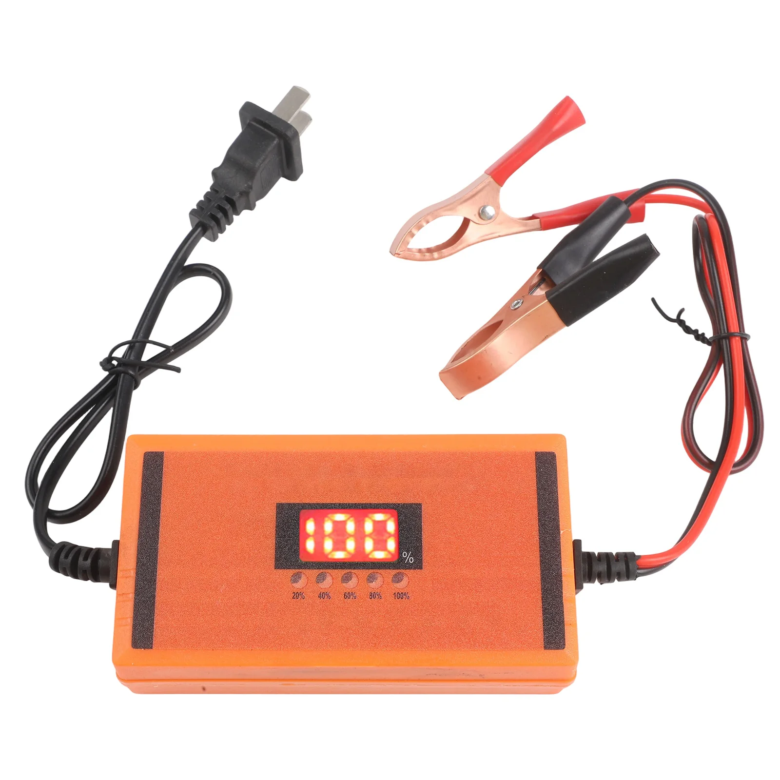 

Car Battery Charger Lead-acid Batteries Charger Charging For Motorcycles Easy To Use Battery Charger Direct Installation