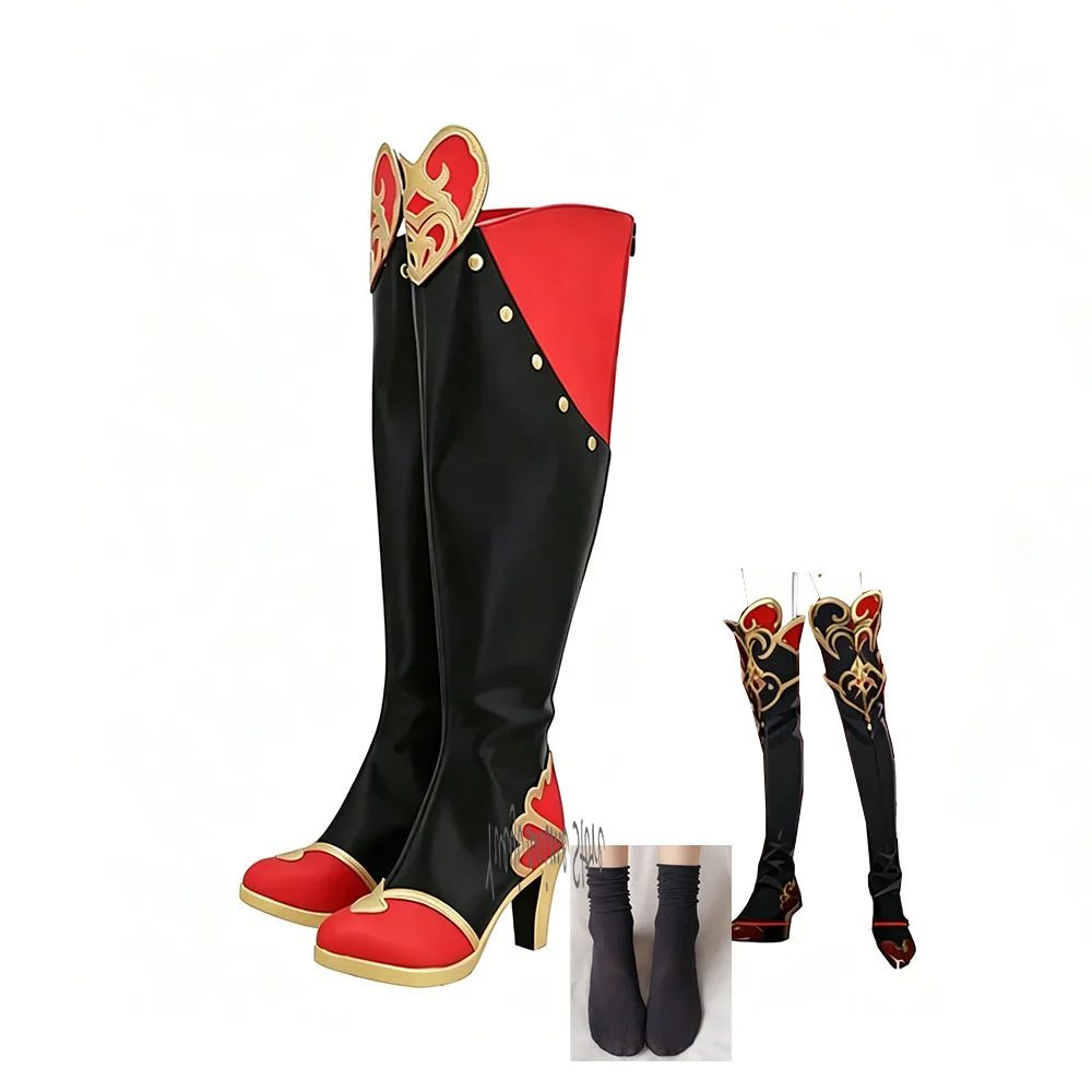 

Customized-Riddle Rosehearts Cosplay High Heels Boots Halloween Party Custom Boots