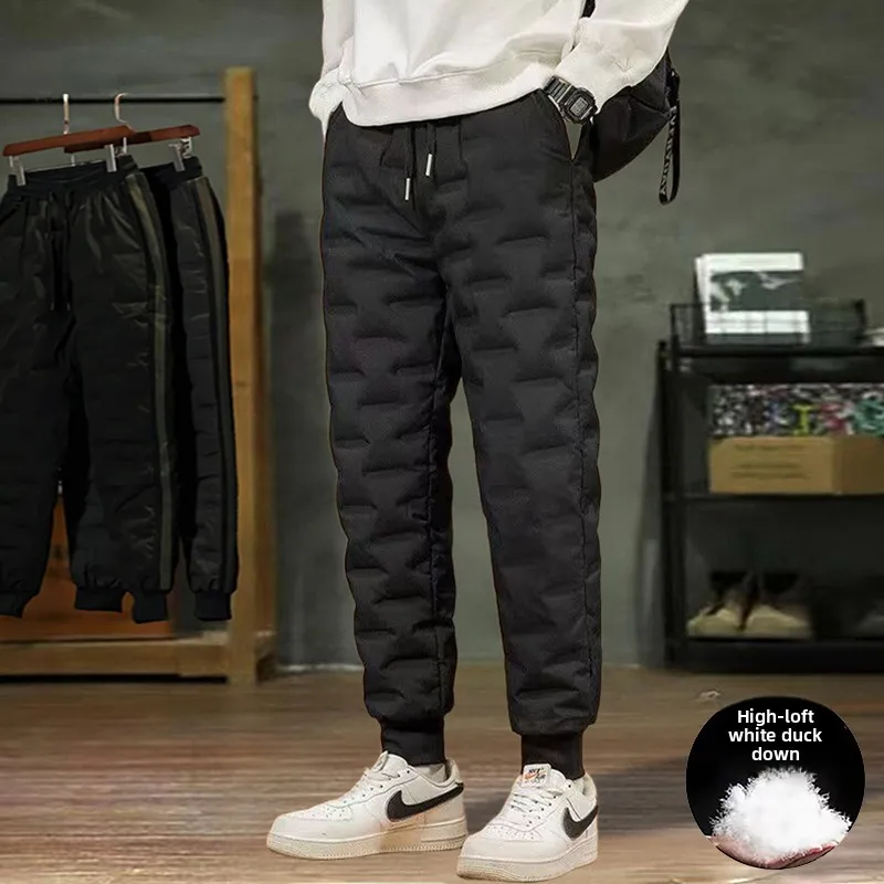 

Зимние пуховые брюки мужские, уличные брюки, тройная защита графена, бестселлеры, всепогодные брюки в горном стиле.