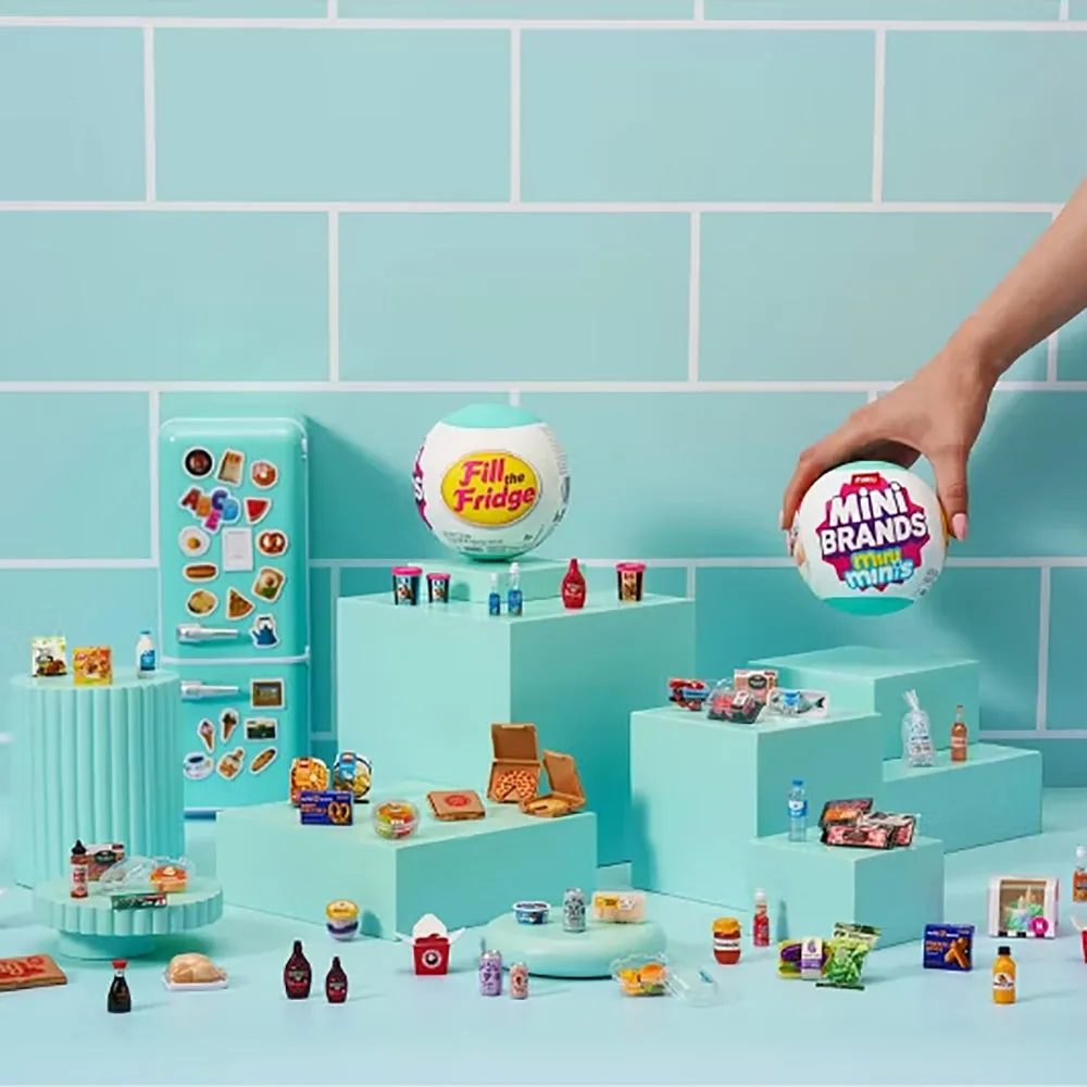 ZURU 5 Surprise Mini Brand Kühlschrank-Ball-Serie Blindbox-Spielzeug – Geheimnisvolle Sammlung Mini Brands „Fill The Fridge Brands Food“ – Detail 10