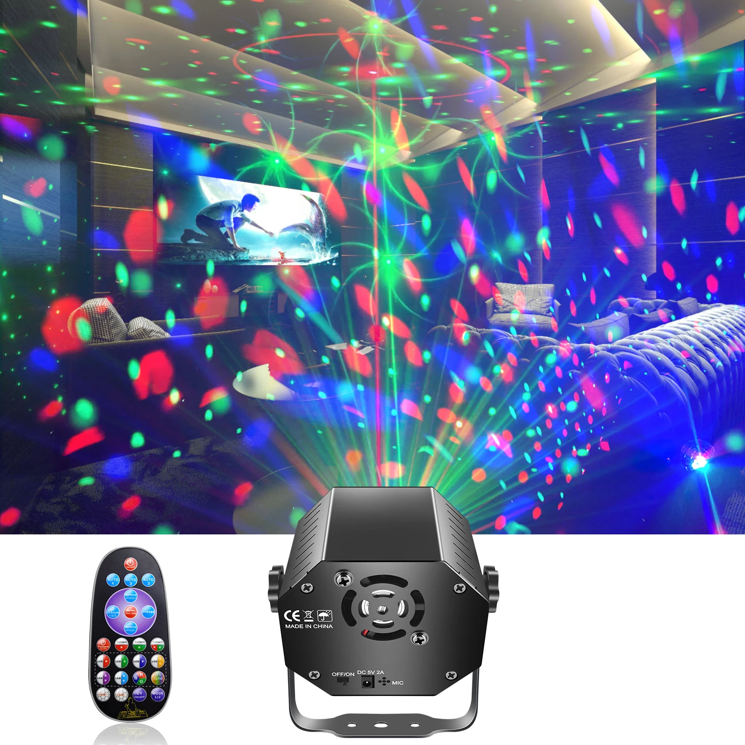 mini-projecteur-led-uv-a-effet-de-scene-boule-magique-64-motifs-lumiere-stroboscopique-disco-activee-par-le-son-avec-telecommande