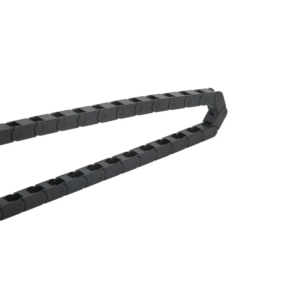 Durable 7X7mm Plastic Cable Chain 1 Meter Black Drag Chain Plastic Towline 3D Printer