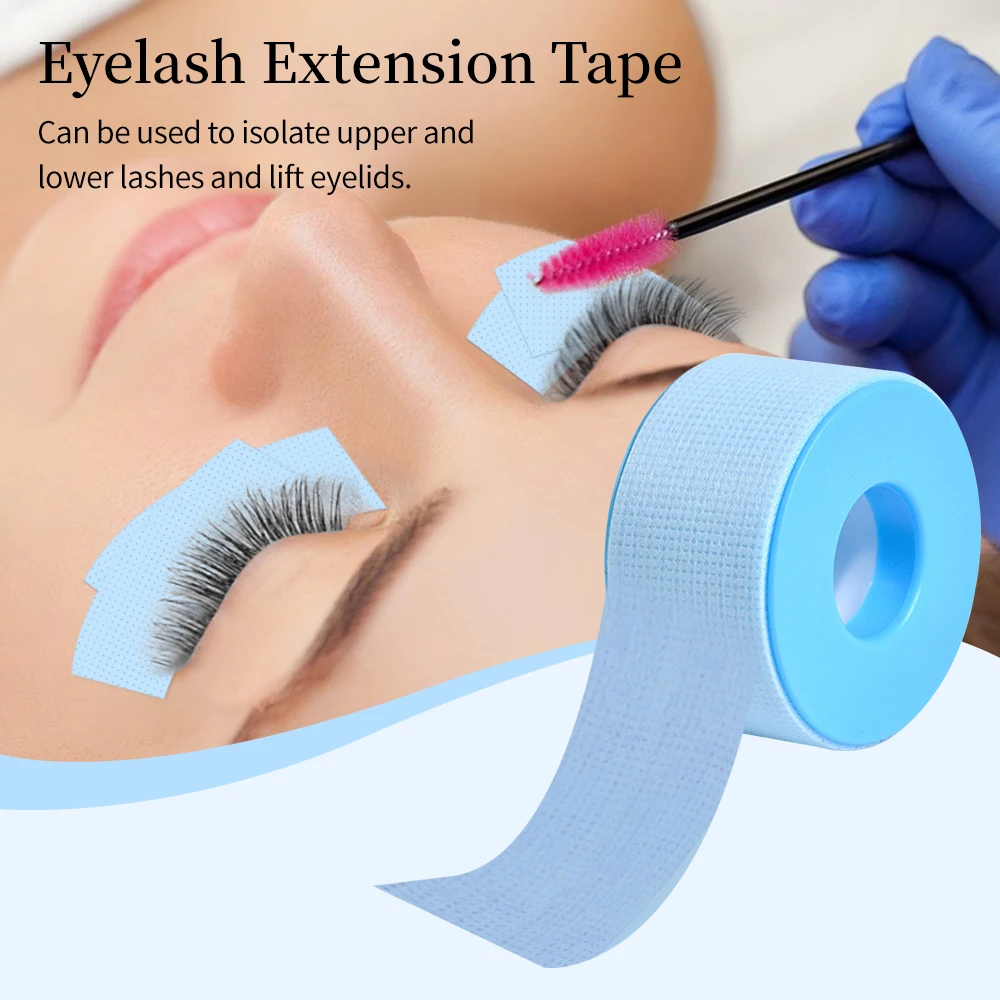 Micropore Tape for Eyelashes Lashes Extension Supplies Makeup Tools Eyelash Tapes Silicone for Under Eyes Breathable Lash Tape