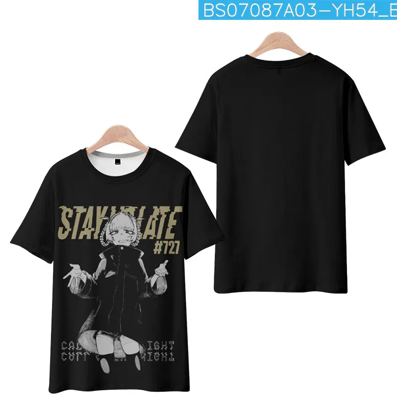 Anime Call of The Night‌ 3D Print Oversized T Shirt Women Men Yofukashi No Uta Nazuna Nanakusa Cosplay Short Sleeve Graphic Tees