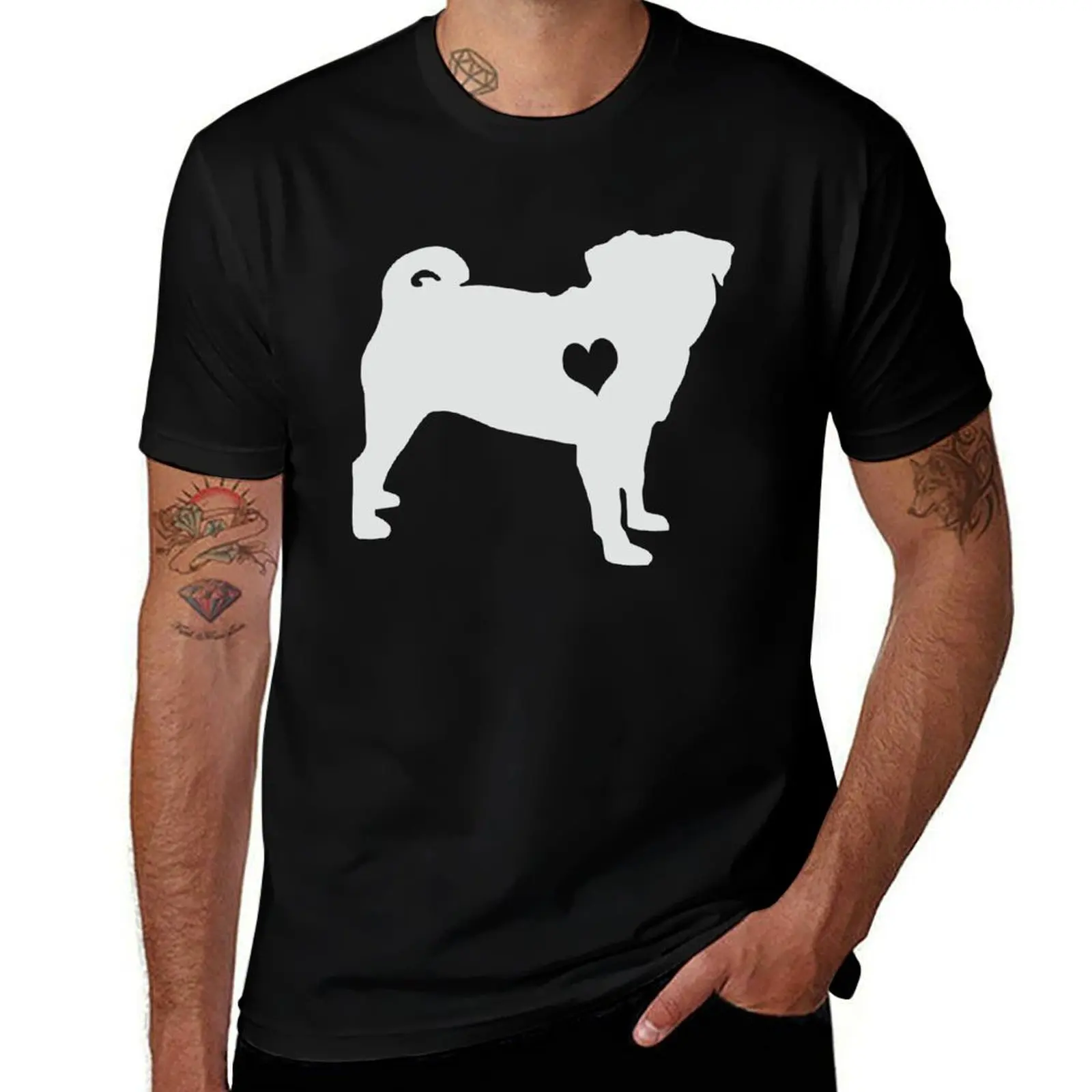

Adore Pugs T-Shirt man t shirts cotton t shirt man designer T-Shirt