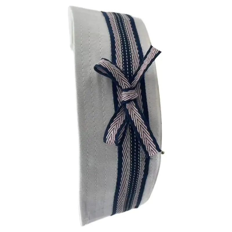

39BB InsStyle Hat for Spring Women Bowknot Sailor Hat Uniform Dress Up Hat