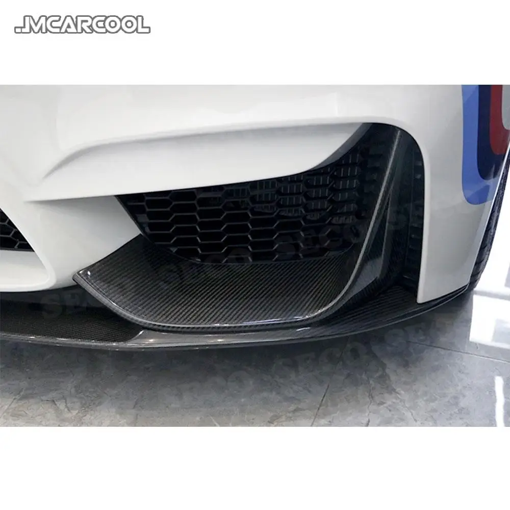 

JMCARCOOL Carbon Fiber Front Bumper Lip Splitters Flap Cupwings for BMW 3 Series F80 M3 M4 4 Series F82 F83 M4 2012-2018