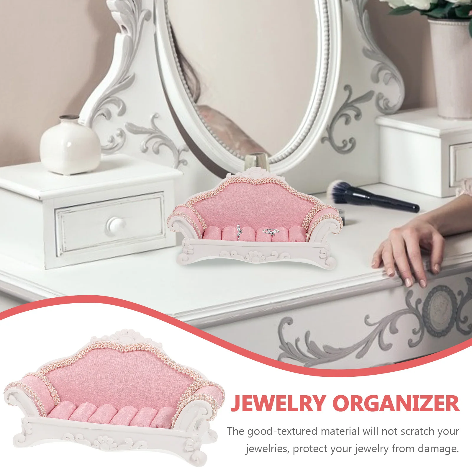 Jewelry Display Stand Durable Non-Scratch Material for Rings Earrings Adornment Jewelry Display Stand