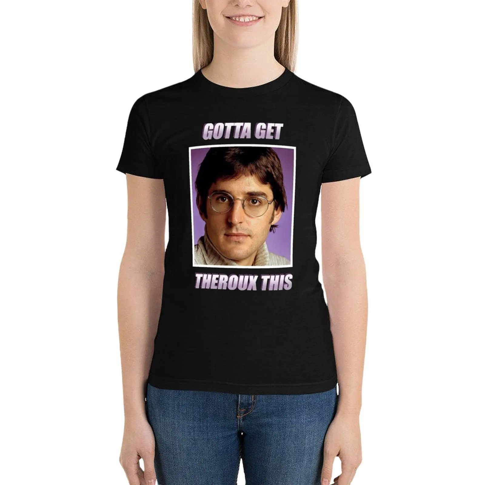 

Louis Theroux T-Shirt summer top plus size tops lady clothes tshirts for Women
