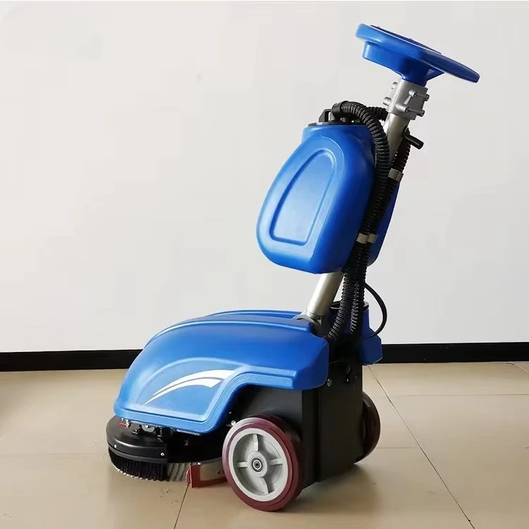 

Small Walk Behind Hand Push Automatic Floor Scrubbing Machine Industrial Commercial Tile Floor Scrubber Cleaning Machine