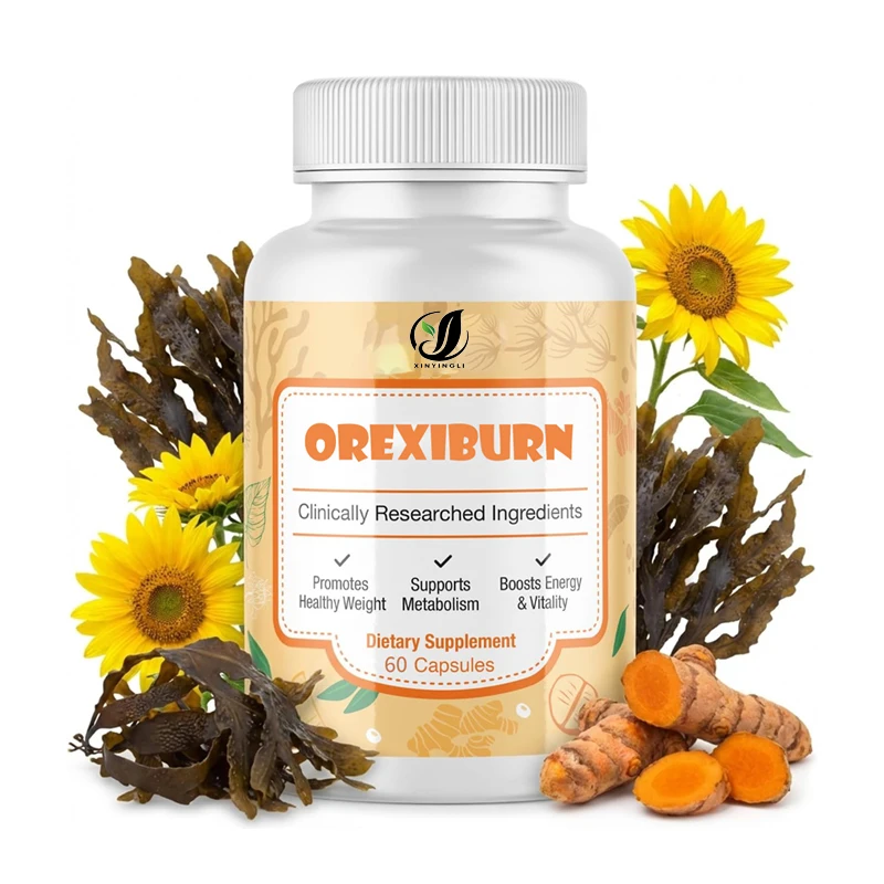 OrexiBurn -100% Natural Supplement Containing 8 Plant Ingredients | Non GMO, No Stimulants, GMP Certified