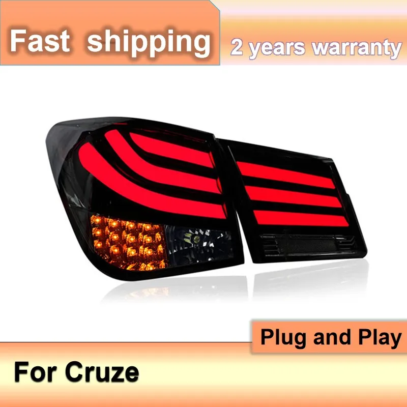 

Car Accessories for Chevrolet Cruze Taillight 2009-2015 5-Series Design Cruze LED Tail Light Cruze Rear Lamp DRL+Brake+Park