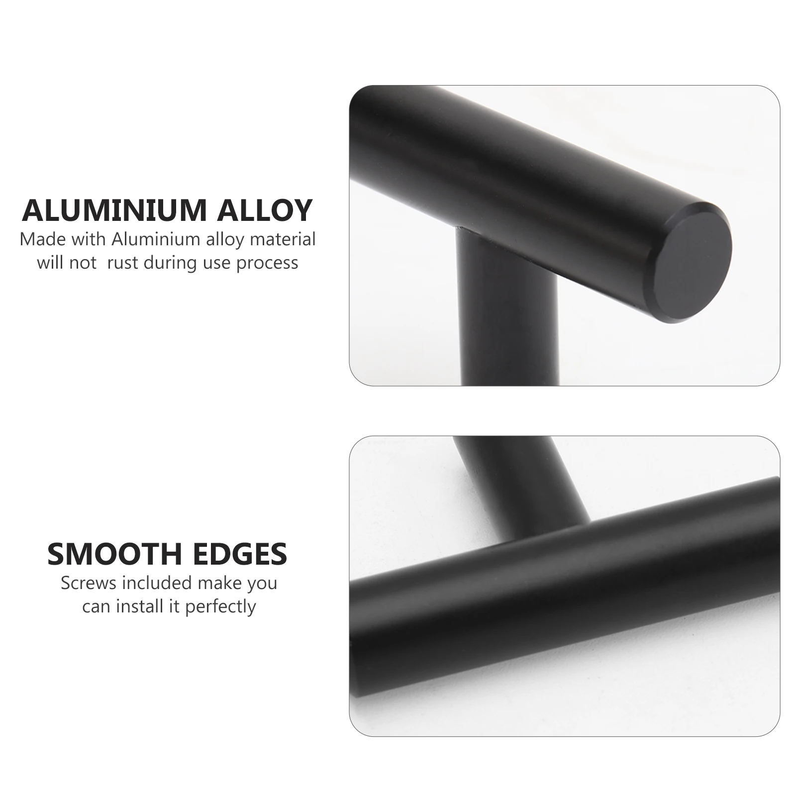 

10Pcs Aluminum Alloy Cabinet Handles Durable Drawer Pulls for Furniture Cabinets Doors Screws Included Cabinet Handle for Home