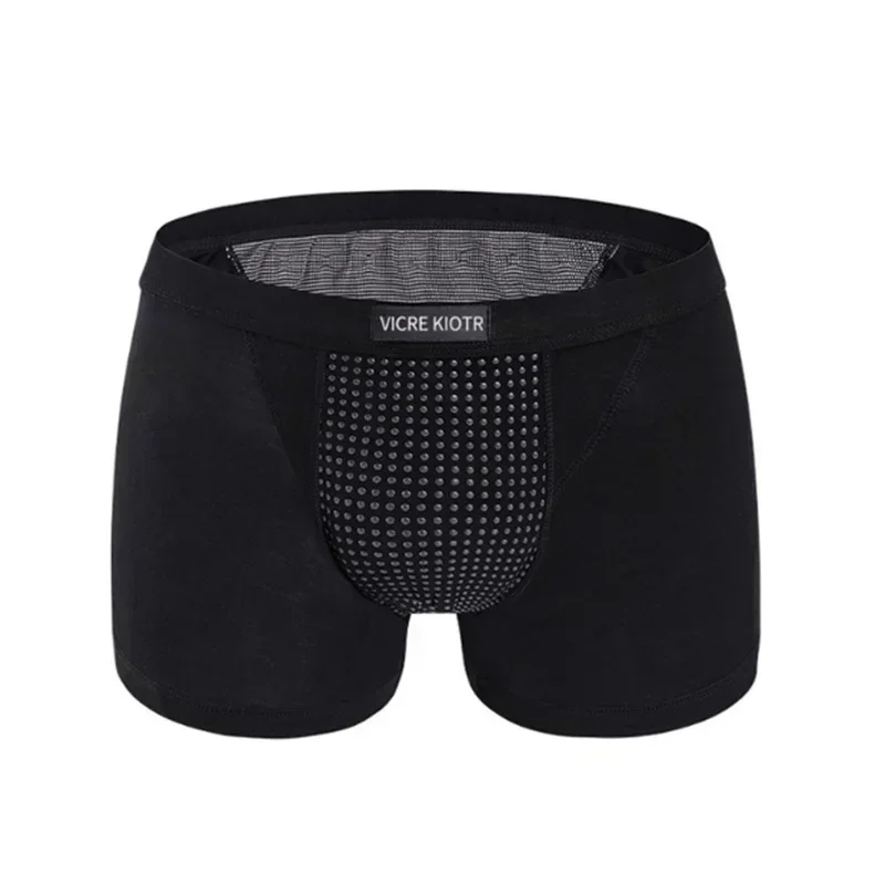 L-6XL 2023 nueva ropa interior fisiológica para hombres calzoncillos de aumento Boxer de salud pantalones cortos turmalina terapia magnética de