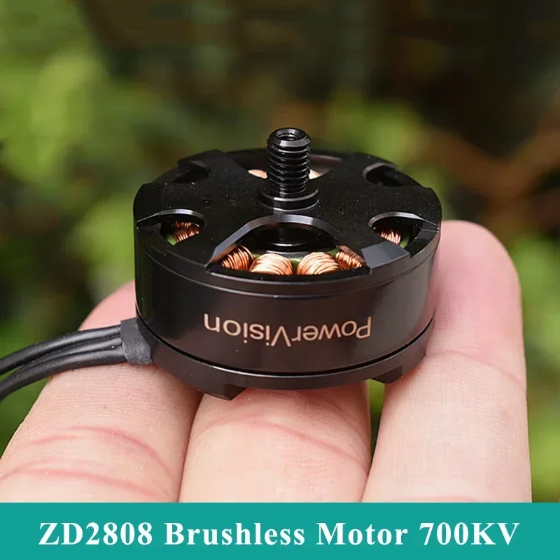 2808 Silnik bezszczotkowy 700KV ZD2808-V1.9 Wysokowydajny silnik bezszczotkowy z tarczą DIY Wielowirnikowy samolot Samolot Model UAV