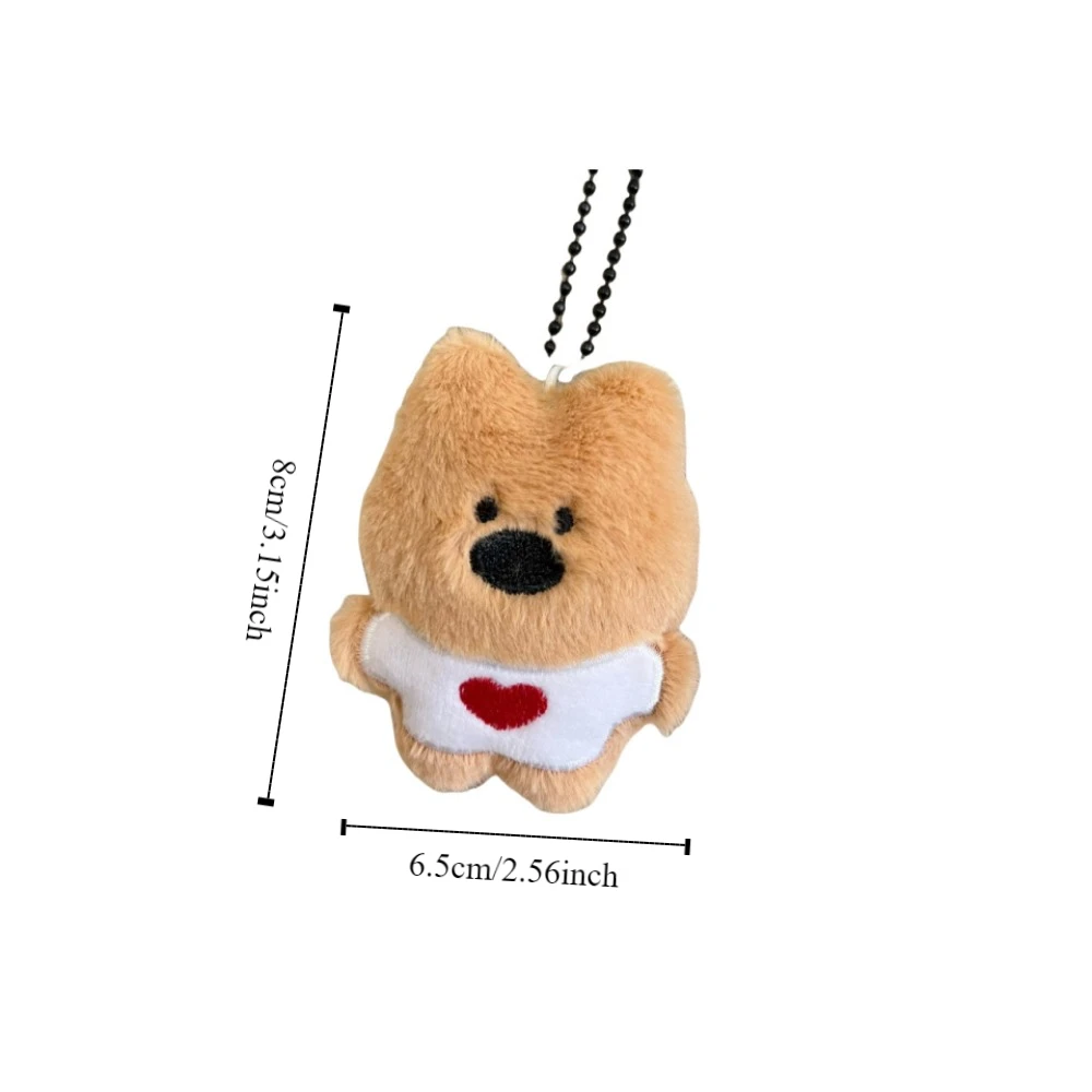 West Highland White Terrier สีขาว Puppy Plush จี้กระเป๋าจี้ตุ๊กตา Plush ตุ๊กตาการ์ตูน Key CHAIN อะนิเมะ Soft Plush ของเล่น