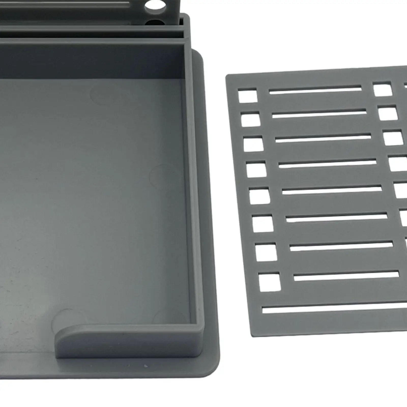 حامل ملاحظات لاصق مع استنسل، قالب ملاحظات لاصق لموزع الملاحظات للوازم المكتبية #5