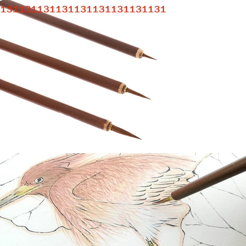 Wolves Hair Brush Pen Hook Line Paint Brush Chinese Calligraphy Brush Art Oil Painting Drawing Brush