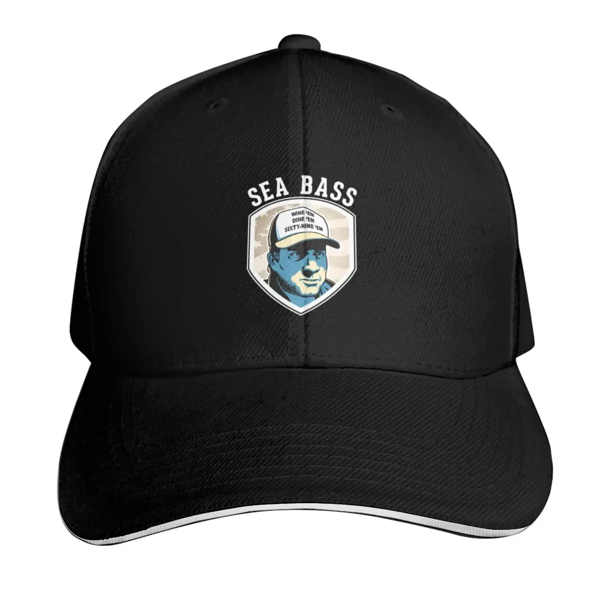 

Sea Bass Funny Gift Men Women Baseball Cap Cosplay men's big size hat sun caps tactical cap Men Hats Women's