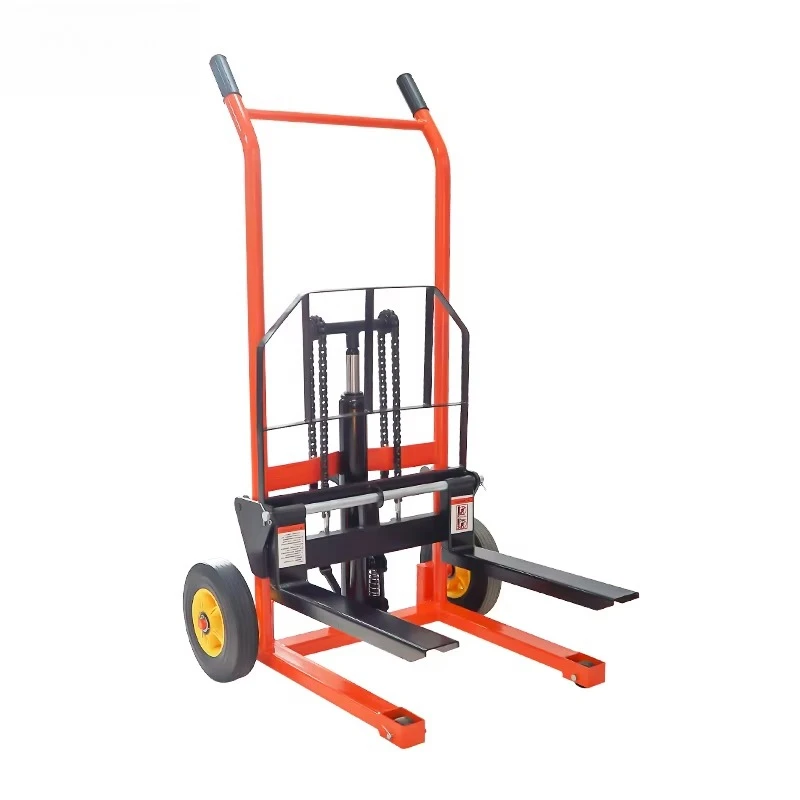 Semi-electric manual forklift hydraulic manual stacker pallet forklift electric