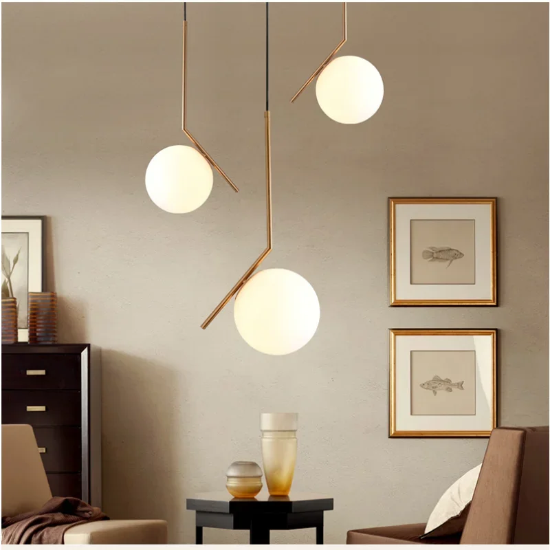 

Nordic Modern Minimalist Design Creative Industrial Wind Single Bedroom Lamp Aisle Balcony Living Room Dining Room Chandelier