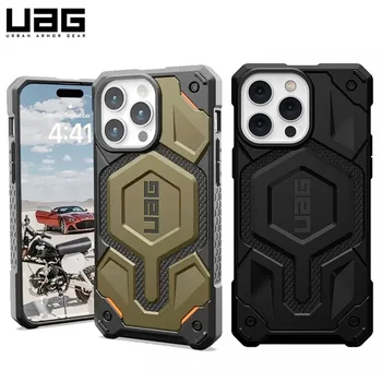 2024 Monarch Pro KEVLAR 맥세이프 케이스, 애플 아이폰 15 Pro Max 13 14 Plus, 마그네틱 러기드 아머, 충격 방지 휴대폰 커버 etui