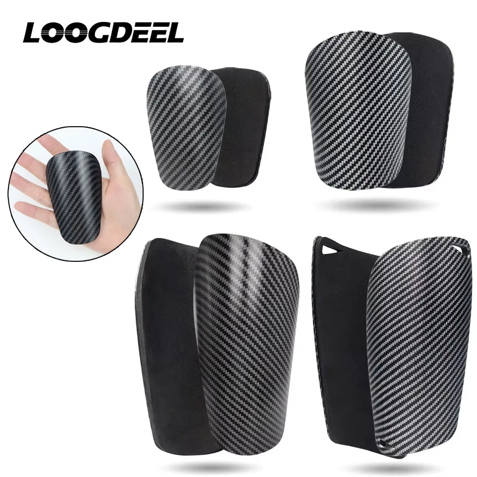 Loogdeel 1Pair Soccer Shin Guard Adult Portable Shin Protect Board Anti-collision Wear-resistant Child Soccer Training Leg Guard