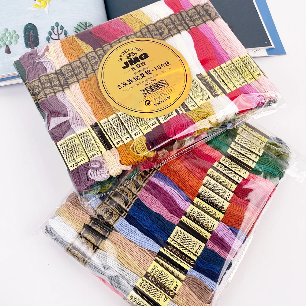 Fios de Bordado de Poliéster J - Embroidery Floss Thread avaliação e preço