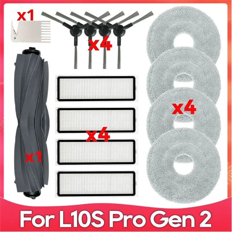 

ABLQ Vacuum Cleaner Replacement Parts Main Side Brush Replacement Parts For Robot Vacuum Cleaners