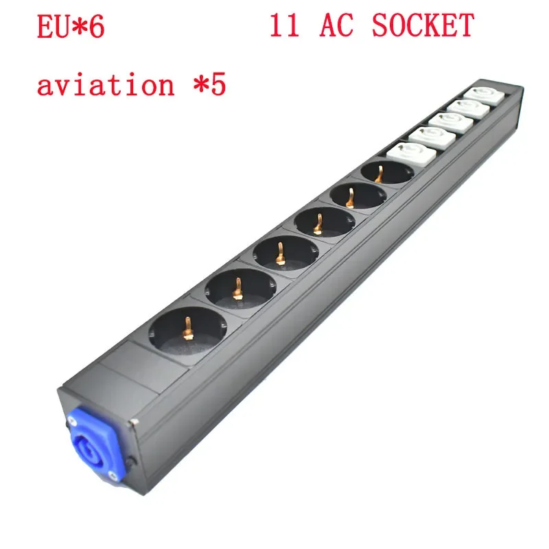 Aluminum Box Enclosure NAC3MPA NAC3MPB 1-12 Port Powercon Power