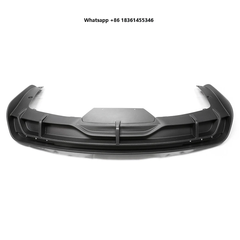 

for Model S 2021 2022 2023 2024 Rear Bumper Lip Diffuser Body Kits Exterior Parts Dry Carbon Fiber Cover