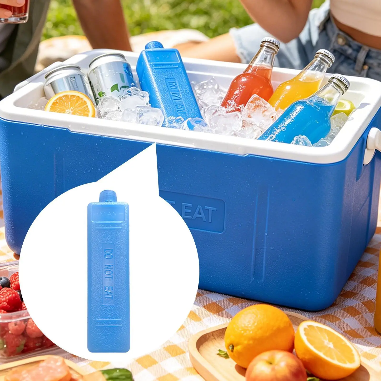 1PC Ice Packs Reusable Gel Freezer Ice Blocks For Air Conditioner Fan Cooler Pack Water Freezer Picnic Travel Food Storage