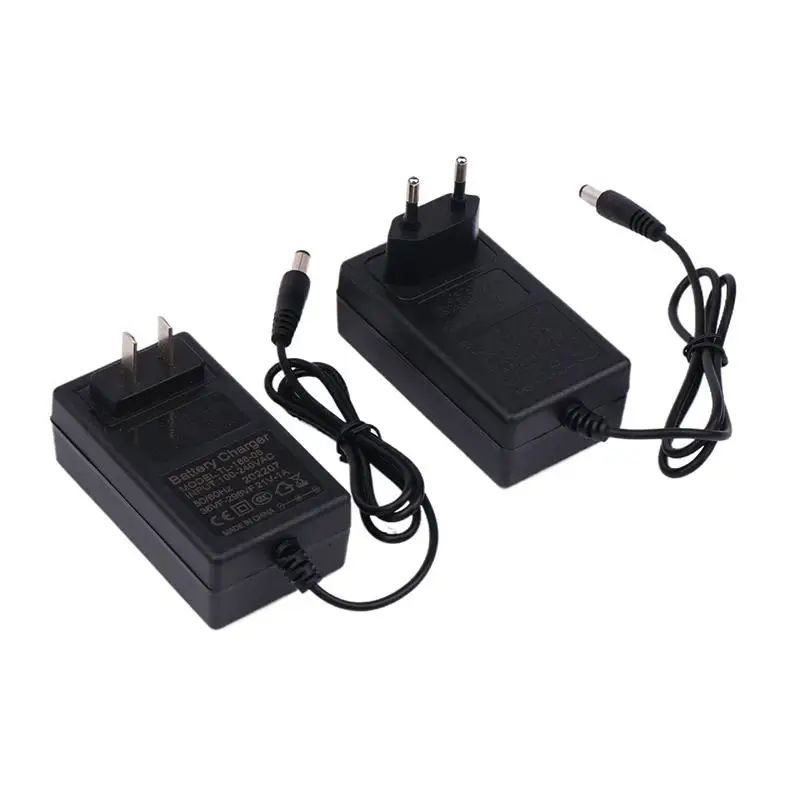 1A For 18v ​​Electric Drill Intelligent Power Adapter 1PCS 21v Lithium Battery Charger EU US Plug Transformer 5-string Charger