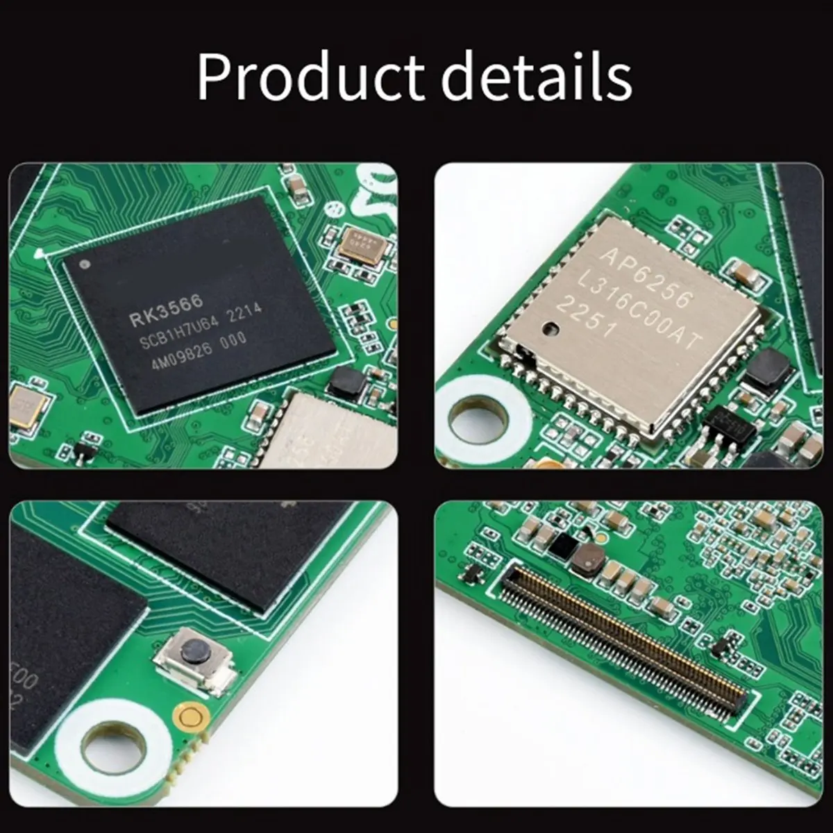 

Модуль Core3566, четырехъядерный процессор Rockchip RK3566, для CM4,2 ГБ + 32 ГБ Emmc с Wi-Fi