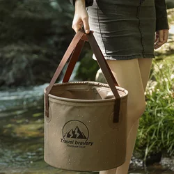 Durable Multi-functional Portable Basins Waterproof Collapsible Sink Bucket Travel Basin Camping Hiking Storage Bucket 10L/20L