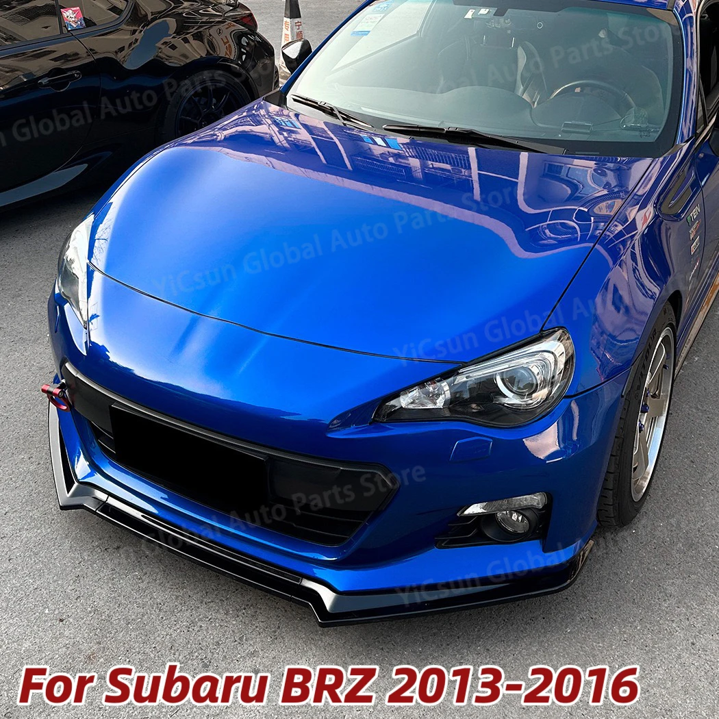 

Для Subaru BRZ 2013-2016 передний бампер лопата передняя губа спойлер внешняя модификация глянцевый черный ﻿