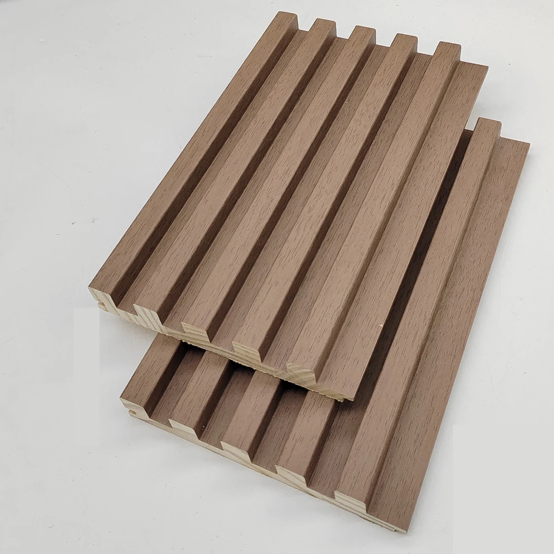 Fluted Walls Panels Outdoor Slat Wall Panel Interior 244*147cm Soild Wood 3D Wall Panel