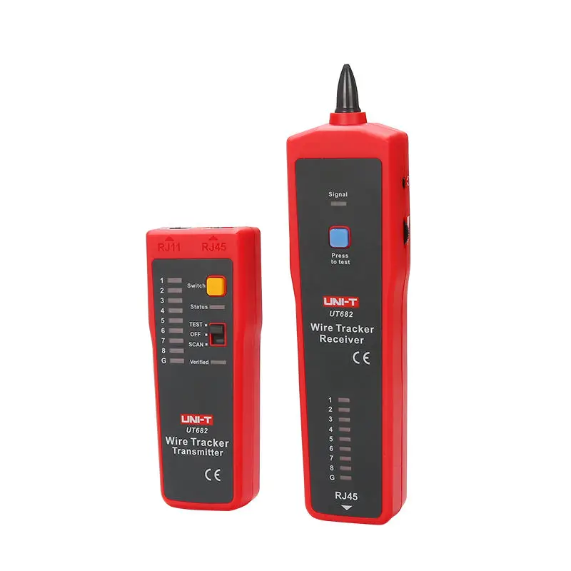 UNI-T UT682 CE Certified Wire Tracker RJ11 RJ45 Line Finder LAN Tester, Handheld Cable Test Tool For Continental Networks