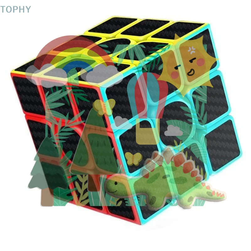 

Магнитный кубик 3x3 для дрифта, трехуровневый, плавный, развивающая игрушка для детей, подарок для начинающих