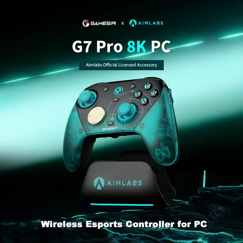 2026 New, High Quality G7 Pro CE Aimlabs Edition Triple-Mode 8K Gaming Controller Wired Wireless Gamepad for PC