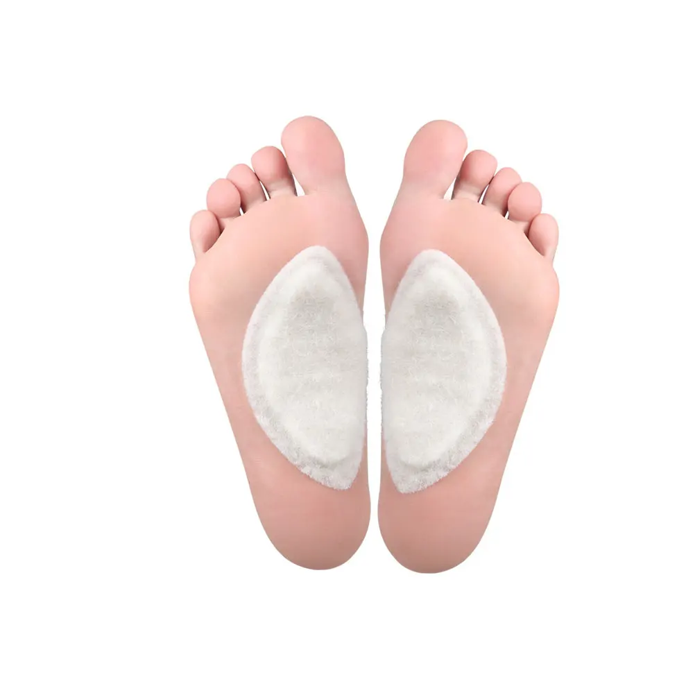2 Buah Bantalan Penopang Lengkungan Kaki Wol Felt Koreksi Kaki Rata Bantalan Pereda Nyeri Bantalan Perawatan Kaki Nyaman untuk Pemakaian Sehari-hari dan