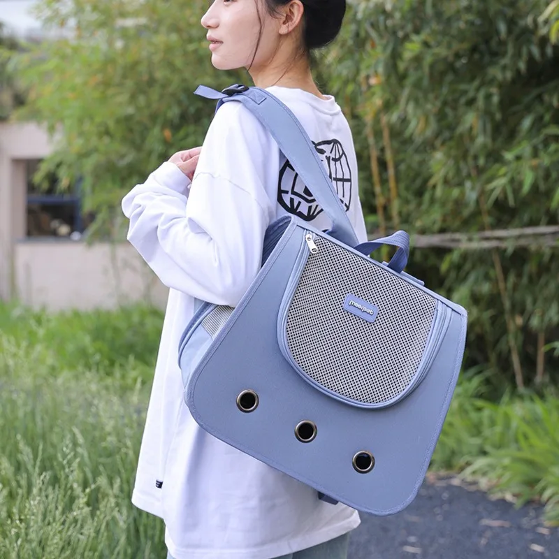 

Breathable Cat Bag Folding Portable Pet Carriers Bag for Small Dog Puppy Cat Backpack Shoulder Bag Pet Transportation