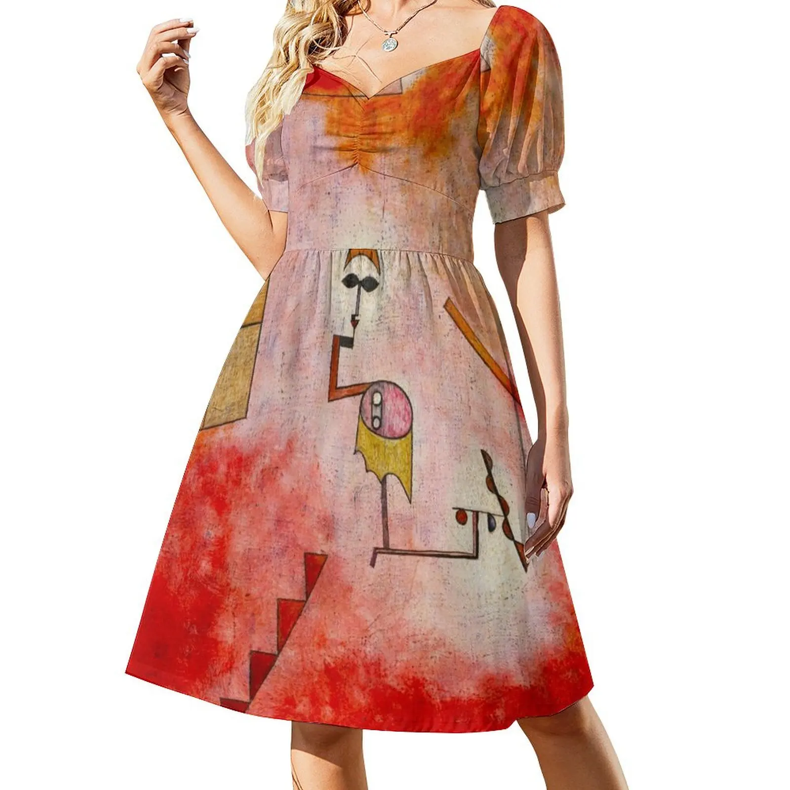 

Prestidigitator by Paul Klee 1927 Short-Sleeved Dress prom dress elegant evening dresses for women 2025 elegant women's sets