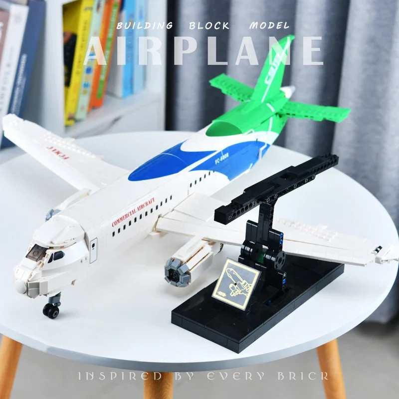 

Ideas Series City Passenger Plane Aircraft Building Block 787 Dreamliner Airplane Model Bricks Assemble Toys For Kid Gift Moc