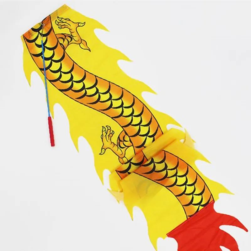 3 Meters Chinese Silk Dragon Ribbon Dance Prop For Kids Children Chinese New Year Rod Dragon Dance Practice School Events