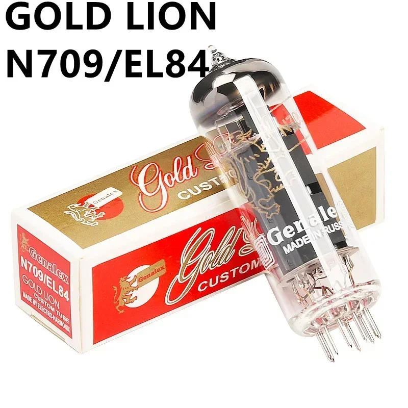 N709/EL84 Vacuümbuis GOUD LEEUW Vervanging 6P14 6N14P 6BQ5 7189 Fabriek Test Match DIY Buizenversterker