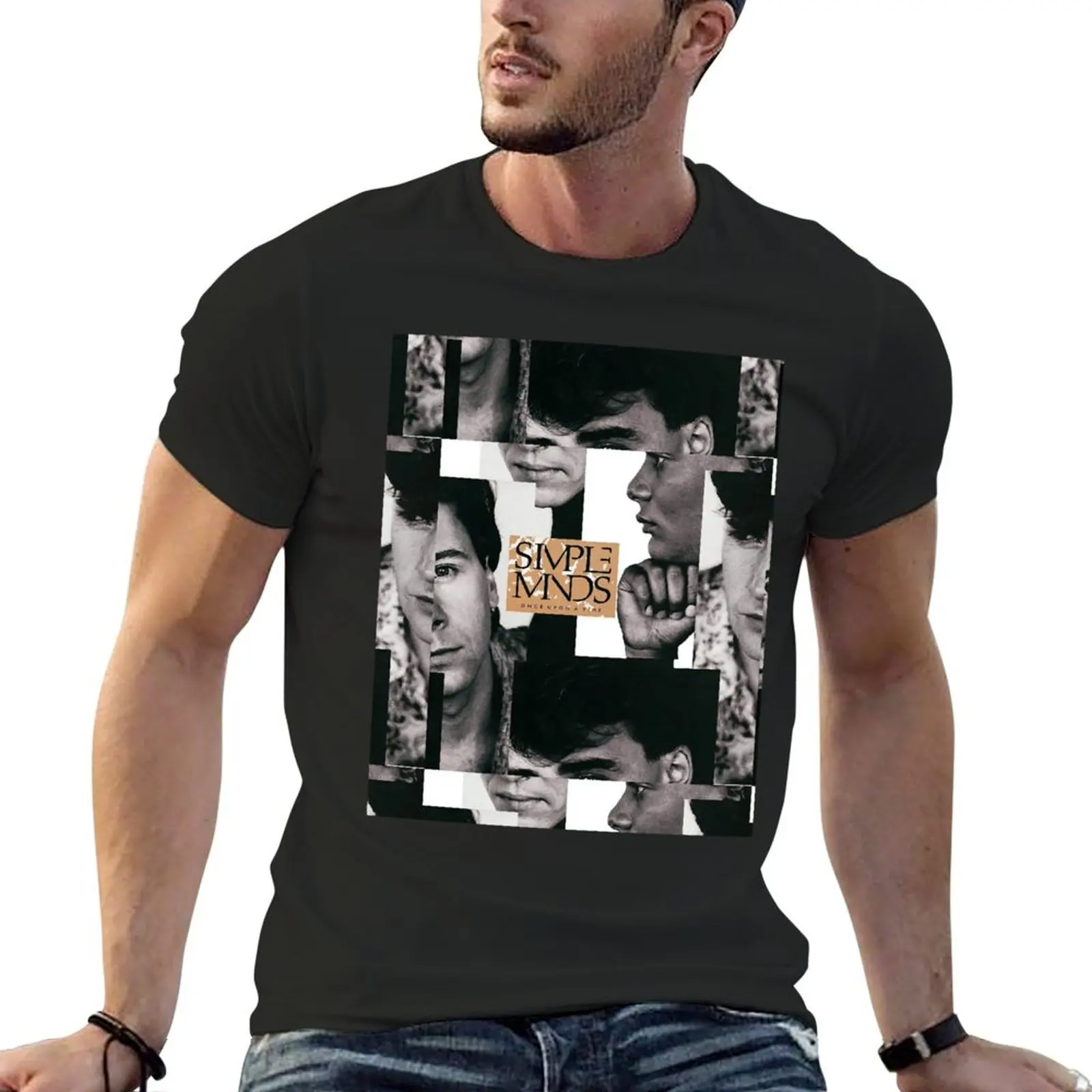 

Once upon a time (simple minds album) T-Shirt cotton graphic tees animal prinfor boys boys animal print plain black t shirts men